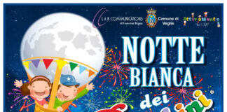 SABATO 23 AGOSTO TORNA A VEGLIE LA “NOTTE BIANCA DEI BAMBINI”