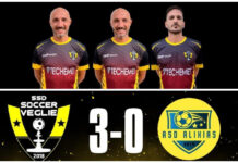 TRIONFO DELLA SOCCER VEGLIE: 3-0 CONTRO ASD ALIXIAS nella Seconda giornata campionato Terza Categoria
