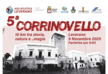 A LEVERANO LA 5ª EDIZIONE DI “CORRINOVELLO” DOMENICA 9 NOVEMBRE
