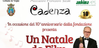 A Veglie un Natale di musica e suggestione: il concerto “UN NATALE DA FILM” con “APS CADENZA” Sabato 27 Dicembre