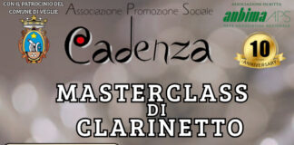 L’APS “CADENZA”ORGANIZZA UNA MASTERCLASS DI CLARINETTO CON IL M° STEFANO NOVELLI