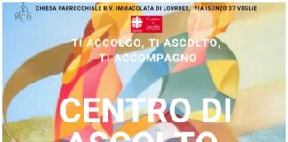 «CENTRO DI ASCOLTO» Il Giovedì e il Venerdì presso la Chiesa Parrocchiale B.V. Immacolata di Lourdes