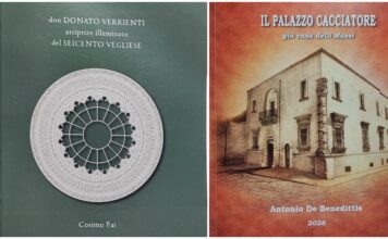 “DON DONATO VERRIENTI” e “IL PALAZZO CACCIATORE”: I due nuovi “QUADERNI DI STORIA” degli studiosi Cosimo Fai e Antonio De Benedittis