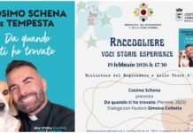 Don Cosimo Schena presenta il libro “DA QUANDO TI HO TROVATO” nella Biblioteca di Guagnano