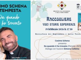 Don Cosimo Schena presenta il libro “DA QUANDO TI HO TROVATO” nella Biblioteca di Guagnano