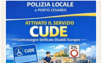 ATTIVO A PORTO CESAREO IL SERVIZIO “CUDE” CONTRASSEGNO UNIFICATO DISABILI EUROPEO