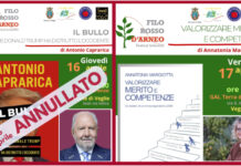 ANTONIO CAPRARICA e ANNATONIA MARGIOTTA ospiti a Veglie del festival “FILO ROSSO D’ARNEO” con i loro nuovi libri