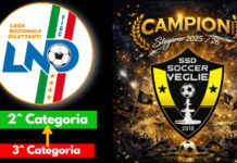SSD SOCCER VEGLIE CAMPIONI 3ª CATEGORIA. PROMOSSI IN 2ª CATEGORIA CON 4 GIORNATE DI ANTICIPO