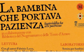 Cantina Moros ospita “La bambina che portava pazienza” Venerdì 15 Maggio