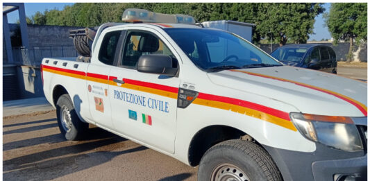 Incendi, la Protezione Civile di Novoli potenzia il dispositivo antincendio boschivo (AIB): operativo un nuovo mezzo attrezzato