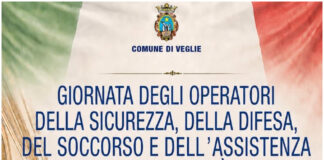 A Veglie la Cerimonia di Premiazione per la “Giornata degli Operatori della Sicurezza, della Difesa, del Soccorso e dell’Assistenza alla Comunità” Mercoledì 10 Giugno