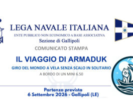Presentazione de “IL VIAGGIO DI ARMADUK” skipper Carmine Vetrugno: Giro del Mondo a vela senza scalo in solitario a bordo di un Mini6.50