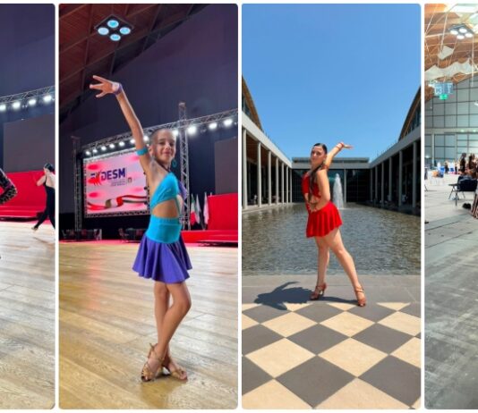 Quattro ballerine vegliesi della “ASD AURELIA DANCE STUDIO” ai Campionati Italiani di Ballo di categoria FIDESM a Rimini