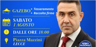 Il “Comitato Costituente Futuro Nazionale 294″ di Veglie invita a a firmare per la “Legittima Difesa” al gazebo di Lecce