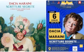 Salice Comunità che Legge: Lunedì 6 Luglio incontro con Dacia Maraini al Chiostro del Convento