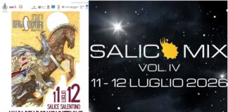 SALICOMIX 2026 4ª EDIZIONE: L’11 E 12 LUGLIO SALICE SALENTINO DIVENTA LA CAPITALE DELLA CULTURA POP