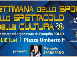 Al via la 33ª Edizione della “Settimana dello Sport dello Spettacolo e della Cultura” dal 16 al 18 Luglio a Veglie