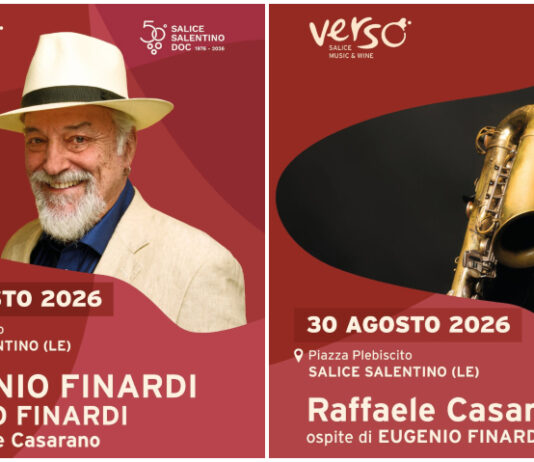 VERSO – SALICE MUSIC AND WINE: vino, musica e cultura per celebrare i 50 anni della DOC Salice Salentino 29 e 30 Agosto