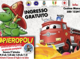 Domenica a Veglie arriva “Pompieropoli”: una giornata dedicata ai bambini e alle famiglie