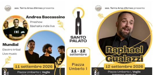 “Il Mercatino del SANTO PALATO” a Veglie Venerdì 11 e Sabato 12 Settembre 2026