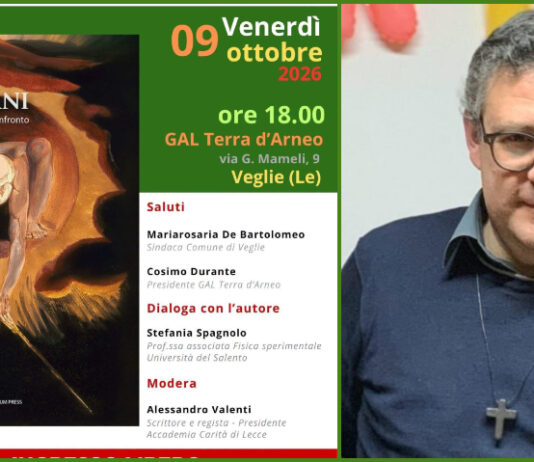 “ATEISMO E DINTORNI” Don COSIMO POSI presenta il suo libro a Veglie al festival “FILO ROSSO D’ARNEO” presso il GAL Terra d’Arneo
