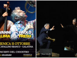 Galatina “I Concerti del Chiostro 2026”: PAOLO FRESU E GIOVANNI SOLLIMA Domenica 11 ottobre