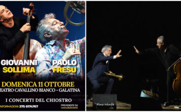 Galatina “I Concerti del Chiostro 2026”: PAOLO FRESU E GIOVANNI SOLLIMA Domenica 11 ottobre