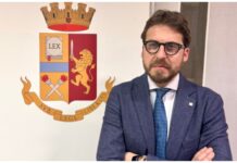 IL DOTT. GIANNI ALBANO NOMINATO DIRIGENTE DELLA SQUADRA MOBILE DI SALERNO. GLI AUGURI DELLA SINDACA DI VEGLIE
