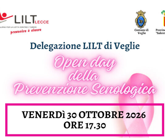 LILT VEGLIE: Open Day della prevenzione senologica Venerdì 30 Ottobre 2026