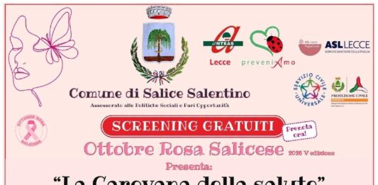 Ottobre Rosa Salicese 2026, al via la quinta edizione: screening gratuiti con “La Carovana della salute”