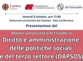 Master DAPSOS, il CSV Brindisi Lecce fa rete con Unisalento per il futuro del Terzo settore