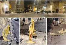 Consiglieri del gruppo di opposizione Veglie di tutti: “Veglie abbandonata: piazza deserta, strade sfondate e transenne ovunque”