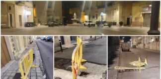 Consiglieri del gruppo di opposizione Veglie di tutti: “Veglie abbandonata: piazza deserta, strade sfondate e transenne ovunque”